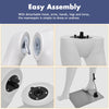 5.8 ft female mannequin with detachable arms and torso, featuring a durable plastic body and aluminum stand for easy.