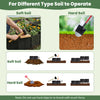 Garden edging borders in black, made of durable PP material, ideal for flower beds and customizable landscape designs.