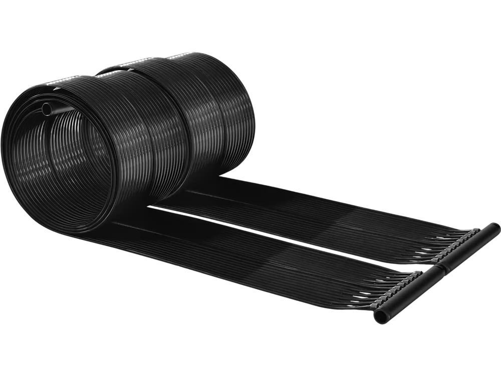 Weatherproof solar swimming pool heating system, 10 feet length, made of durable PE for efficient year-round heating.