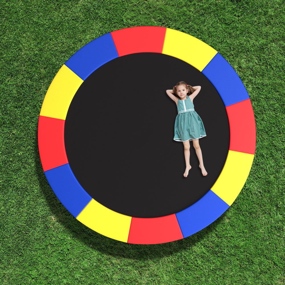 10 Feet Trampoline Pad Replacement Safety Pad with Fixing Straps (Multicolor) - Gallery View 1 of 10