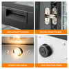 Convenient handles, sturdy metal hinges, bright LED lights, and non-slip foot pads for the stainless steel food dryer.