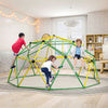 10 Feet Dome Climber with Swing and 800 Lbs Load Capacity-Green - Gallery View 1 of 11