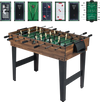10-in-1 combo game table set featuring foosball, billiards, and more, ideal for compact spaces and family fun.