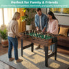 Foosball table from the 10-in-1 Combo Game Table Set, perfect for family bonding and friendly competition.