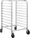 10 Sheets Aluminum Rolling Bakery Pan Rack