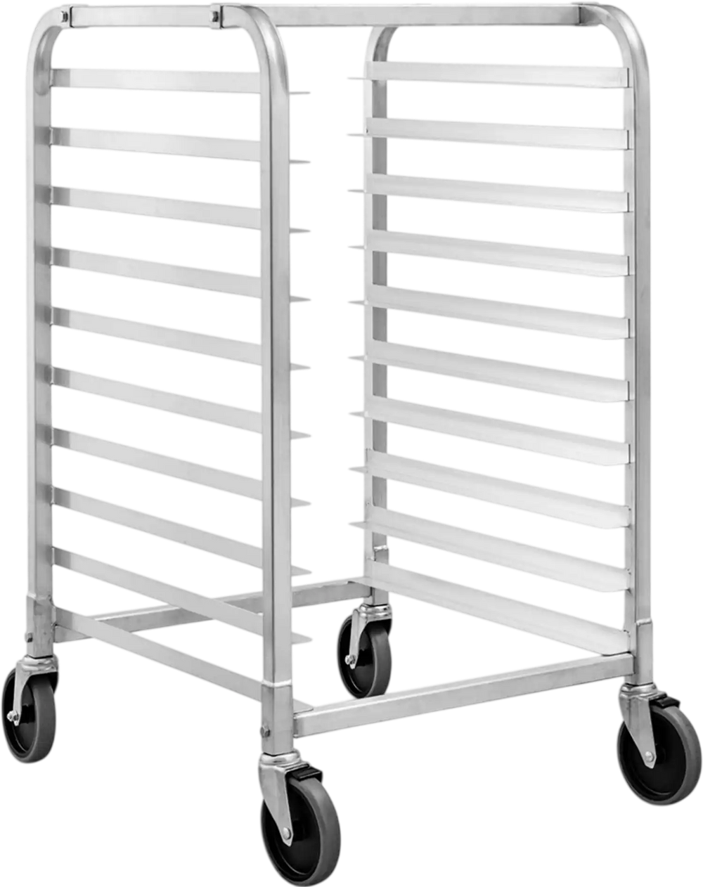 10 Sheets Aluminum Rolling Bakery Pan Rack