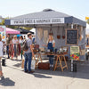 Gray 10 x 10 feet foldable pop-up canopy with adjustable height, perfect for outdoor events and easy to transport.