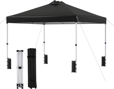 Costway 10' x 10' Outdoor Commercial Pop Up Canopy Tent 95721084 New