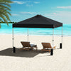 10 x 10 Feet Outdoor Commercial Pop up Canopy Tent-Black - Gallery View 1 of 11
