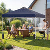 10 x 10 Feet Outdoor Commercial Pop up Canopy Tent-Blue - Gallery View 1 of 11