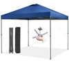 10 x 10 Feet Foldable Outdoor Instant Pop-up Canopy with Carry Bag-Blue - Gallery View 1 of 10