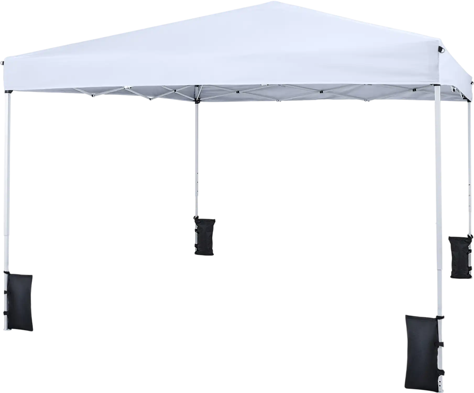 Costway 10' x 10' Pop-Up Canopy Tent w/ Carrying Bag & 4 Sandbags 23218251 New
