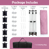 Pop-up canopy tent package includes metal frame, carrying bag, stakes, wind ropes, and sandbags for outdoor events.