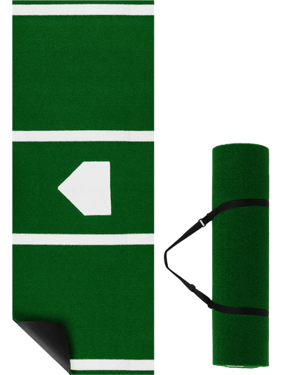 Costway 10' x 3.8' Baseball Softball Hitting Mat w/ Home Plate 54782171 New