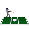 Baseball hitting mat with home plate, featuring bright lines for accuracy, anti-slip backing, and realistic artificial.