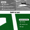Baseball and softball hitting mat with clear markings, anti-fade technology, and durable green artificial grass for.