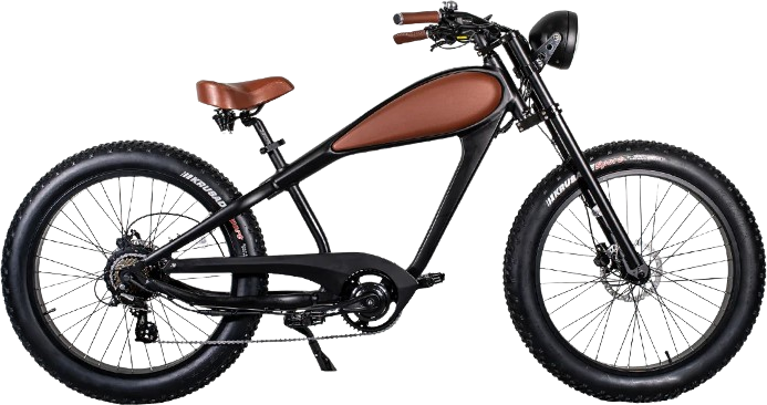 Revi Bikes Cheetah Cafe Racer E-Bike 48V 17.5Ah and 13Ah Models 750W 28 MPH New