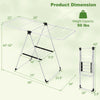 2-Tier laundry drying rack with adjustable wings, aluminum frame, and compact foldable design for easy storage.