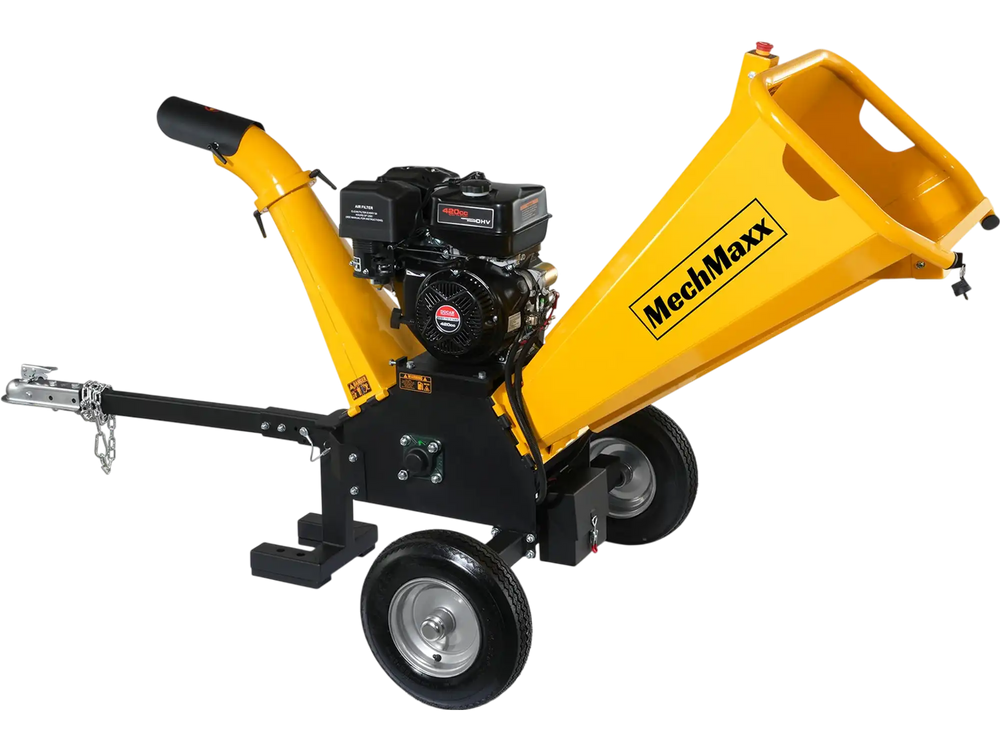 5 inch E-start DUCAR 420cc Gasoline Engine Powered Wood Chipper,  GS1500