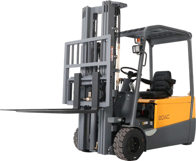 Apollolift A-4023 Electric Forklift 3-Wheel Battery Powered 4,400 Lbs Capacity New