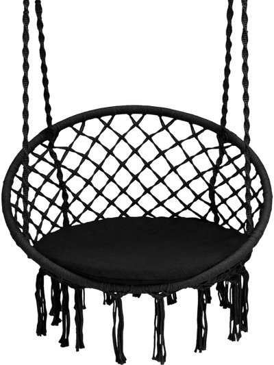 Costway Cushioned Hammock Swing Chair with Hanging Kit 17538064 New