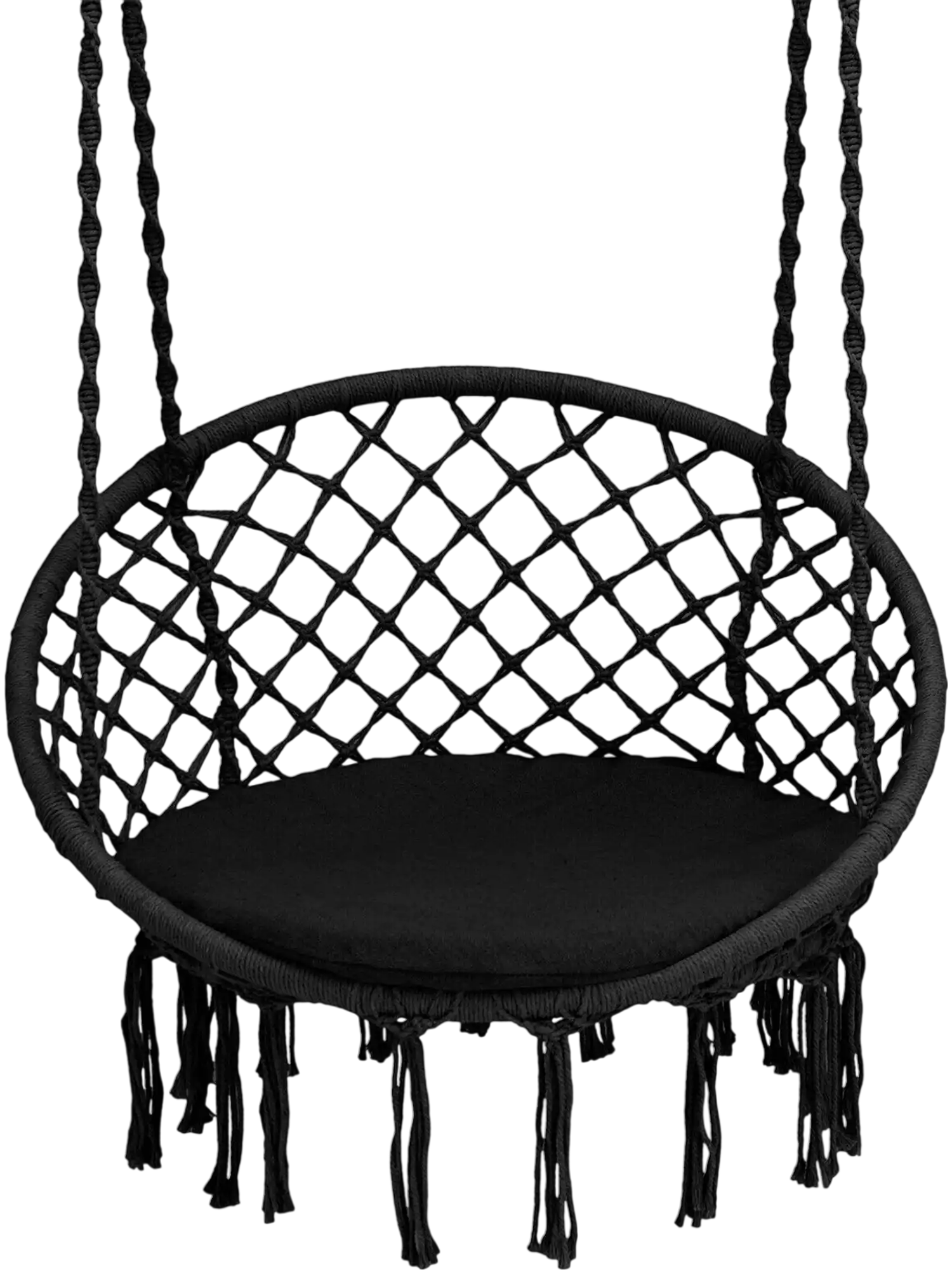 Costway Cushioned Hammock Swing Chair Hanging Kit 17538064 New