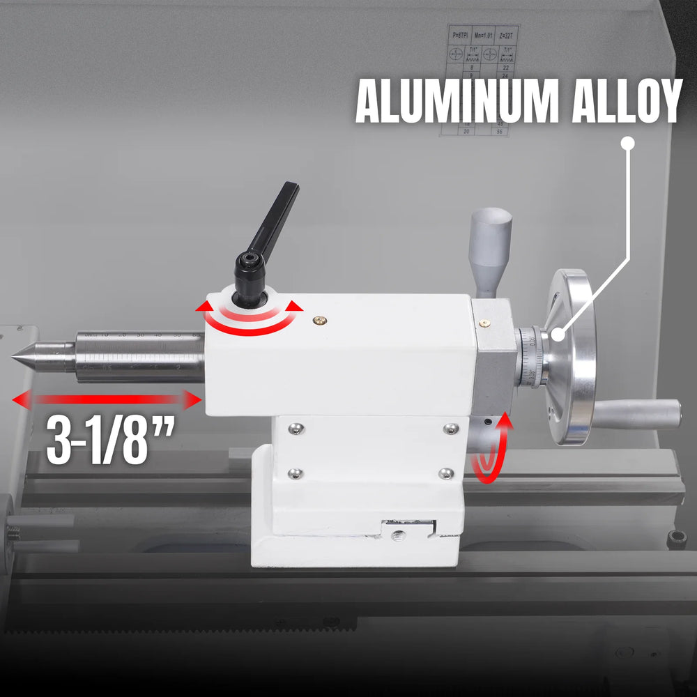 2 HP 11'' x 30'' Combination Lathe Milling Drilling Machine Brushless Motor, 1.5'' Spindle Bore, 0-2000 RPM Variable Speed, High Precision Benchtop Lathe for Metalworking – Without Stand 1130VC