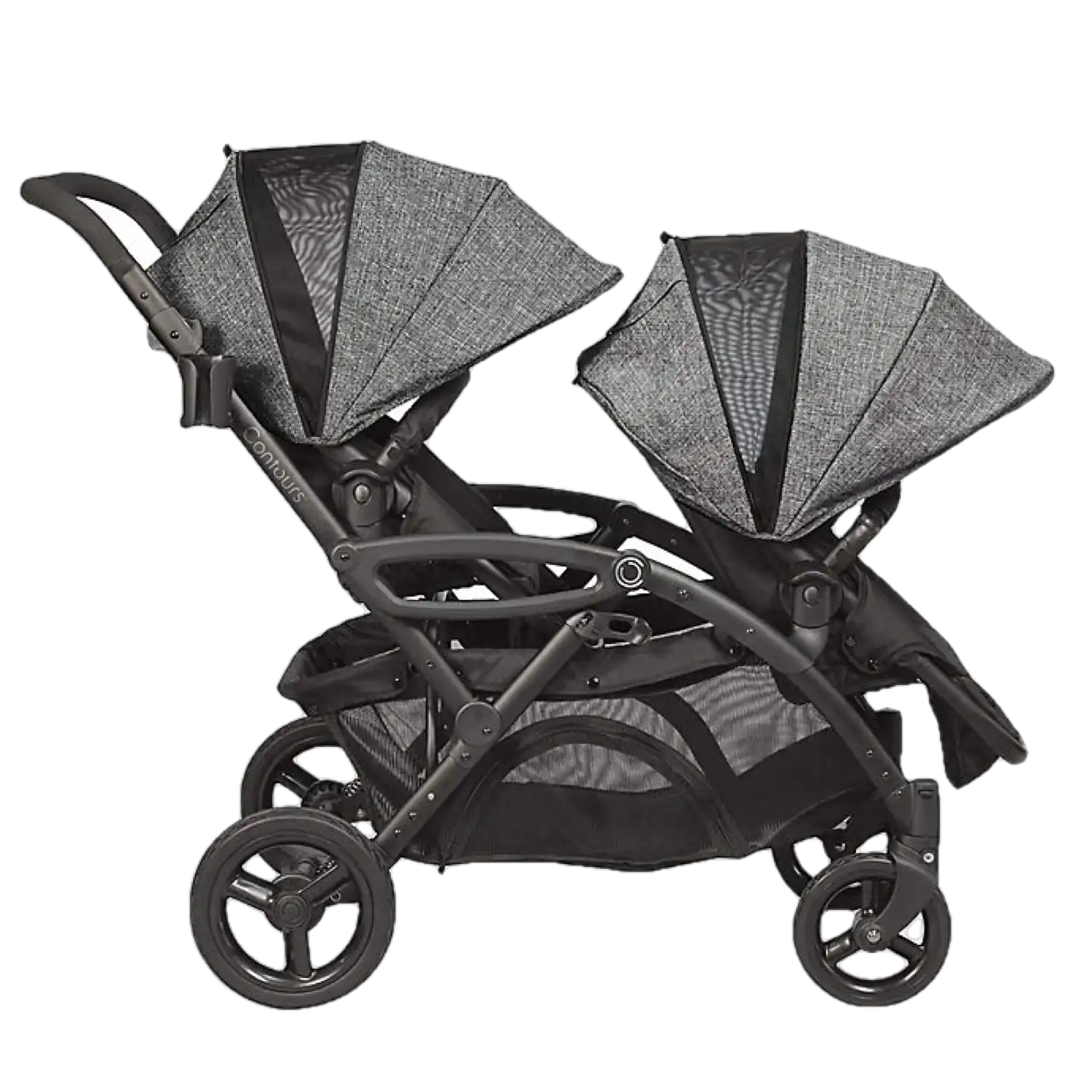 Contours ZT018-GRA Options Elite Tandem Stroller Graphite New