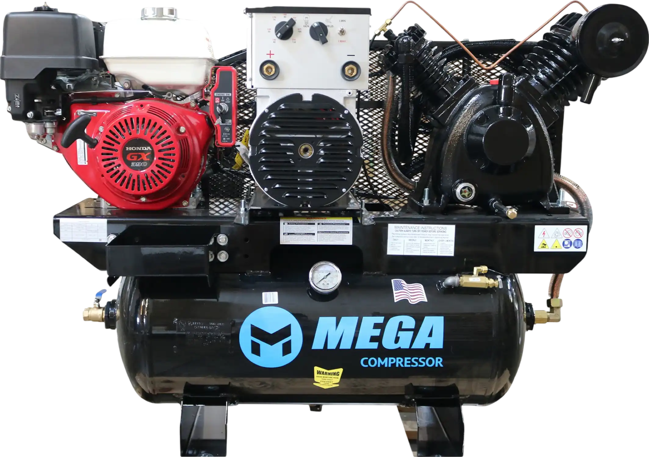 Mega Compressor MP-13030HWG 3-in-1 Air Compressor Welder Generator 30