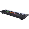 54-key kids electronic music piano in black with LED display, recording functions, and microphone for learning and fun.