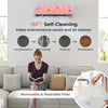 EchoCool Series 11500 BTU mini split air conditioner with self-cleaning feature, ideal for rooms up to 750 sq.ft.