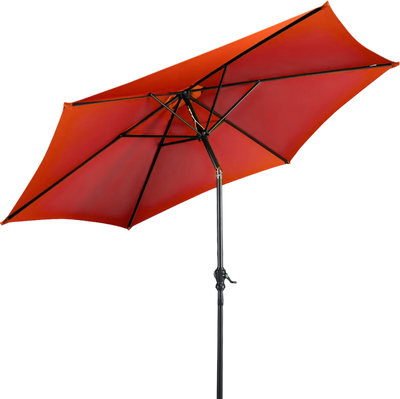 Costway 9' Outdoor Market Patio Table Umbrella Tilt Crank Lift 56321480 New