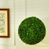 Artificial boxwood topiary ball set, 15.7 inches, eco-friendly PE leaves, perfect for indoor and outdoor decor.