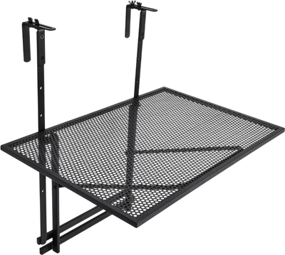 Costway 5-Level Adjustable Railing Folding Table 91643257 New