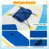 Bungee storage and D-rings on the 11 Feet Premium SUP Inflatable Paddle Board for secure gear and easy transport.