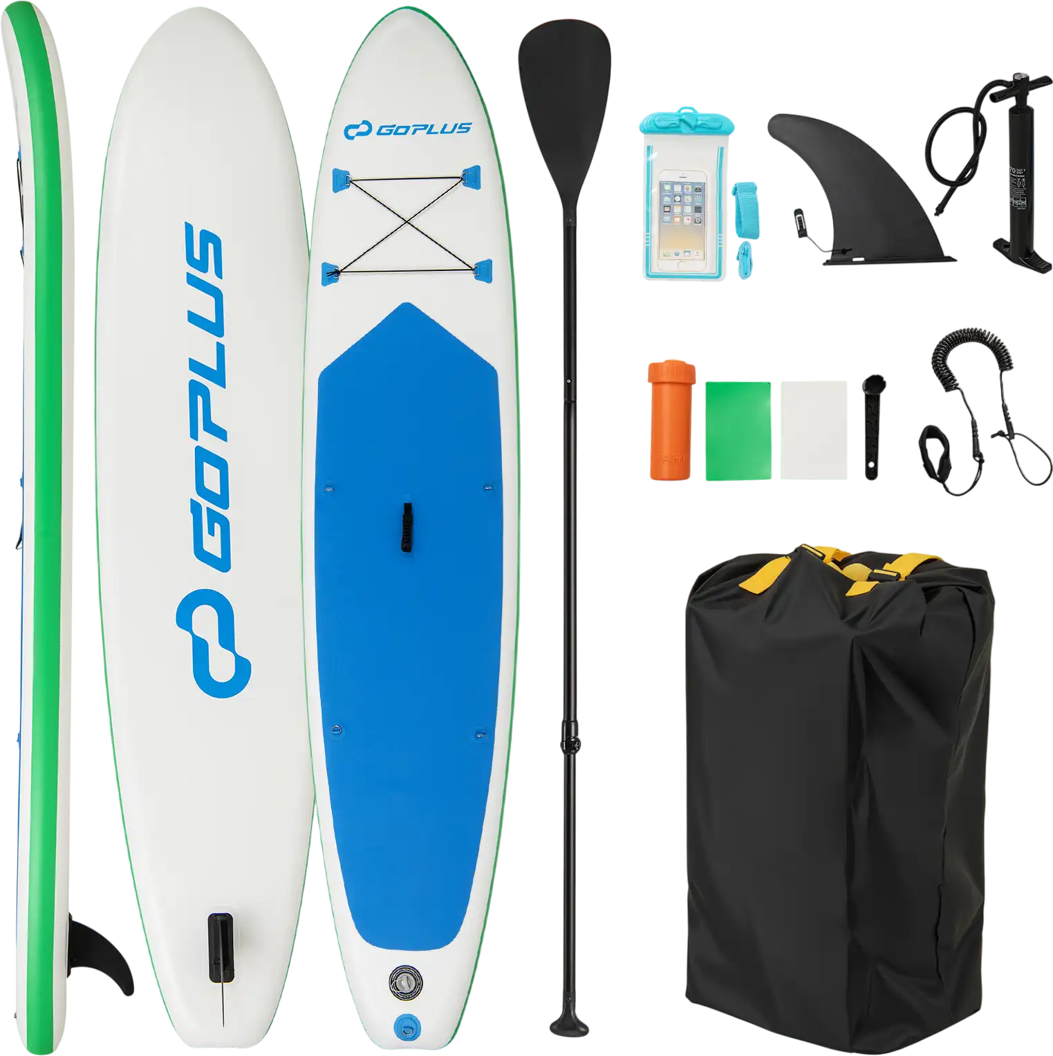 Costway 11' Premium Inflatable Stand Up Paddle Board w/ Accessories & Repair Kit 462173589 New