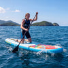 11' Wide Inflatable Stand Up Paddle Board with Backpack for All Skill Levels-Blue - Gallery View 1 of 11
