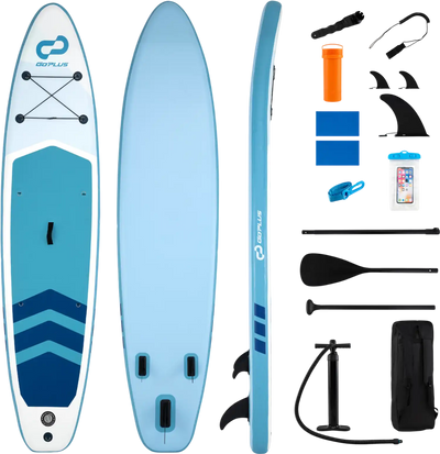 Costway 11' Wide Inflatable Stand Up Paddle Board w/ Backpack 66260176 New