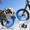 Ecotric Bison E-Bike 48V 17.5AH 1000W 25 MPH Big Fat Tire Blue NS-SON26LCD-BL New