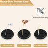 Heavy-duty bottom base filled with sand or water for stability, designed for SUPERBUY adjustable sign holder stands.