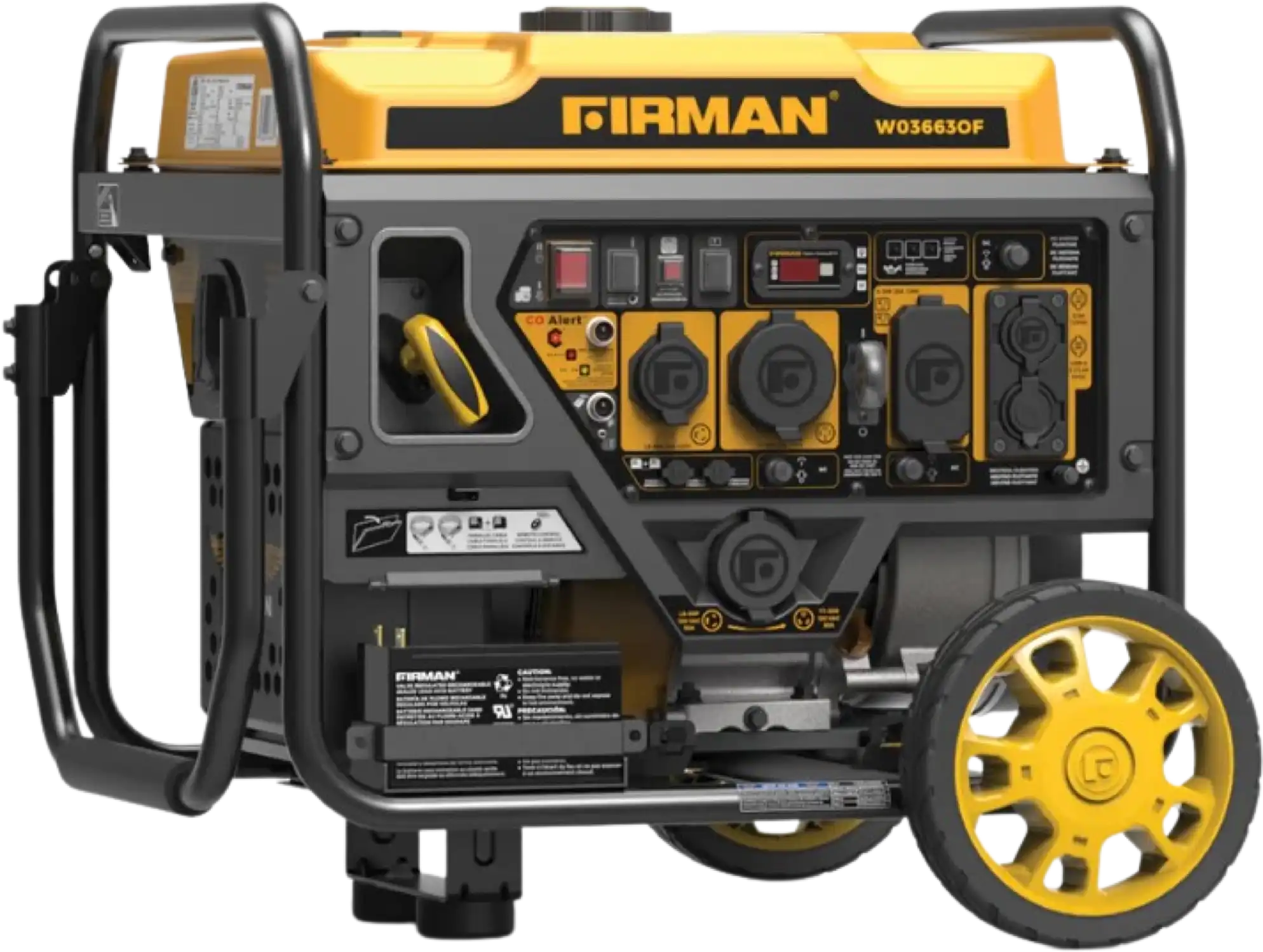 Firman W03663OF Generator 3650W/4200W 50 Amp Electric Start With CO Alert New