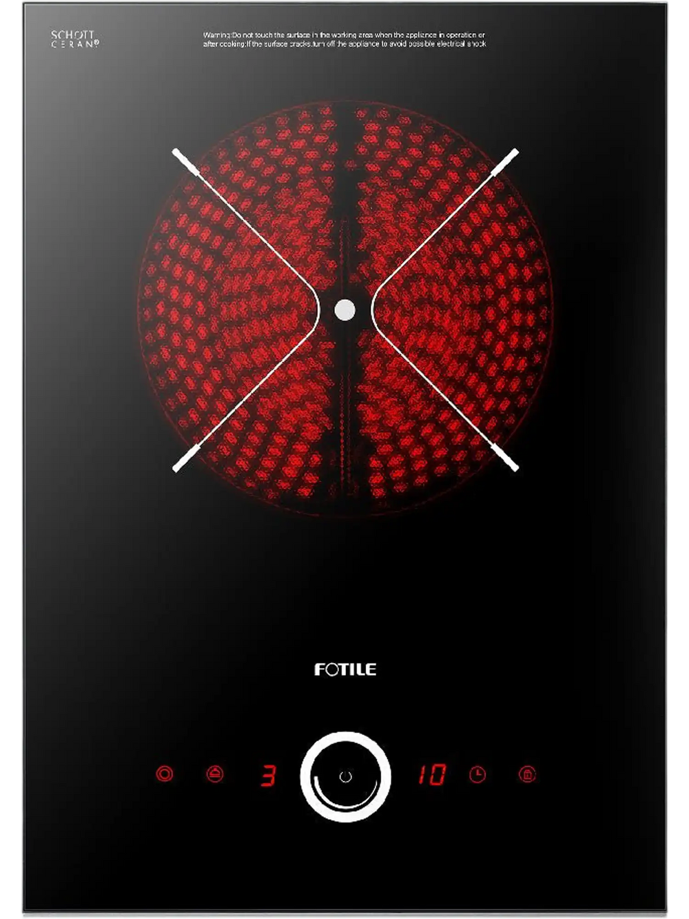 FOTILE 12-inch Domino electric cooktop EEG30101