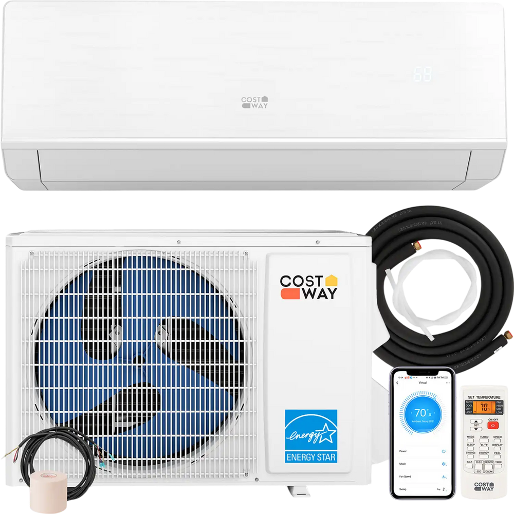 SEERXtreme Series ENERGY STAR Certified 12000 BTU 24 SEER2 208-230V Mini Split Heat Pump Heating at -15°F