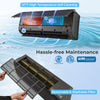 GreyVolt 12000 BTU mini split AC with removable filter, self-cleaning feature, and WiFi control for efficient cooling.