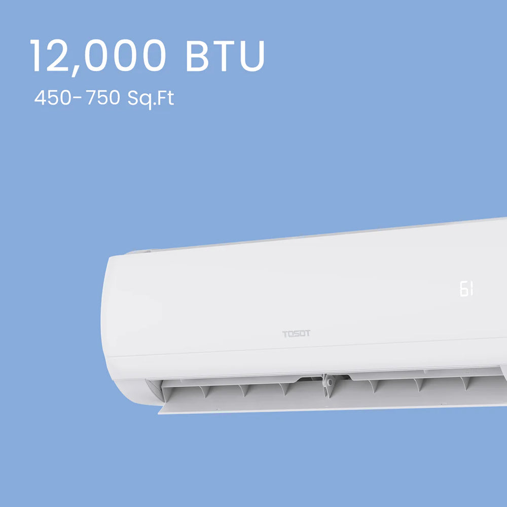 Tosot Mini-Split Air Conditioner with Heat Pump & WiFi 12,000 BTU 230V New