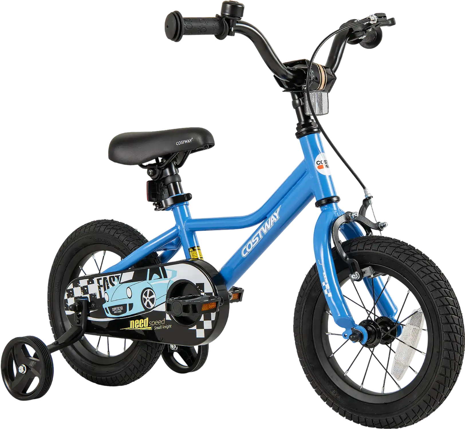 Costway Kids Bike w/ Removable Training Wheels 12/14/16/18