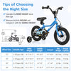 12-inch kids bike with removable training wheels, adjustable saddle and handlebar, designed for ages 3-4 years old.
