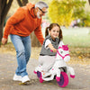 12V Unicorn Ride on Toy with Training Wheels and Horse Riding Mode-Rose Red - Gallery View 1 of 10