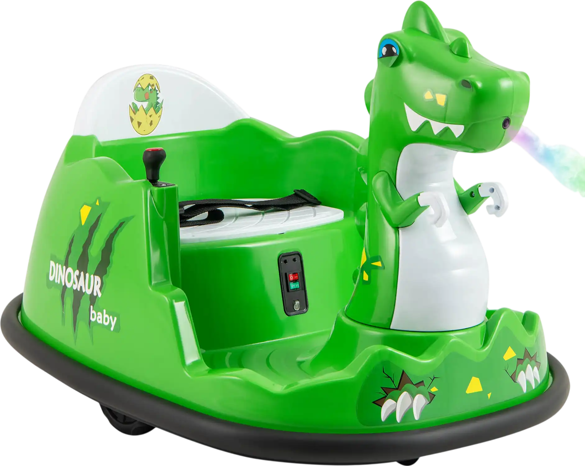 Costway 12V Kids Bumper Car w/ Spray Function & Remote Control 897643251 New