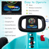 Control panel of the 12V Electric Go Kart for Kids, featuring music, remote control, and easy operation buttons.